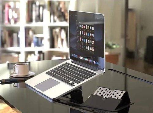 办公新宠 1秒开合，薄至1.7mm的10档高度电脑支架，高效实用新选择